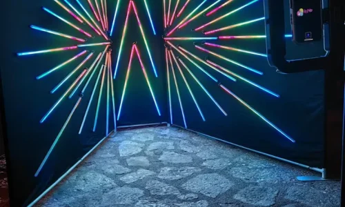 2 Montaje Infinity Booth (Tunel de Luces)